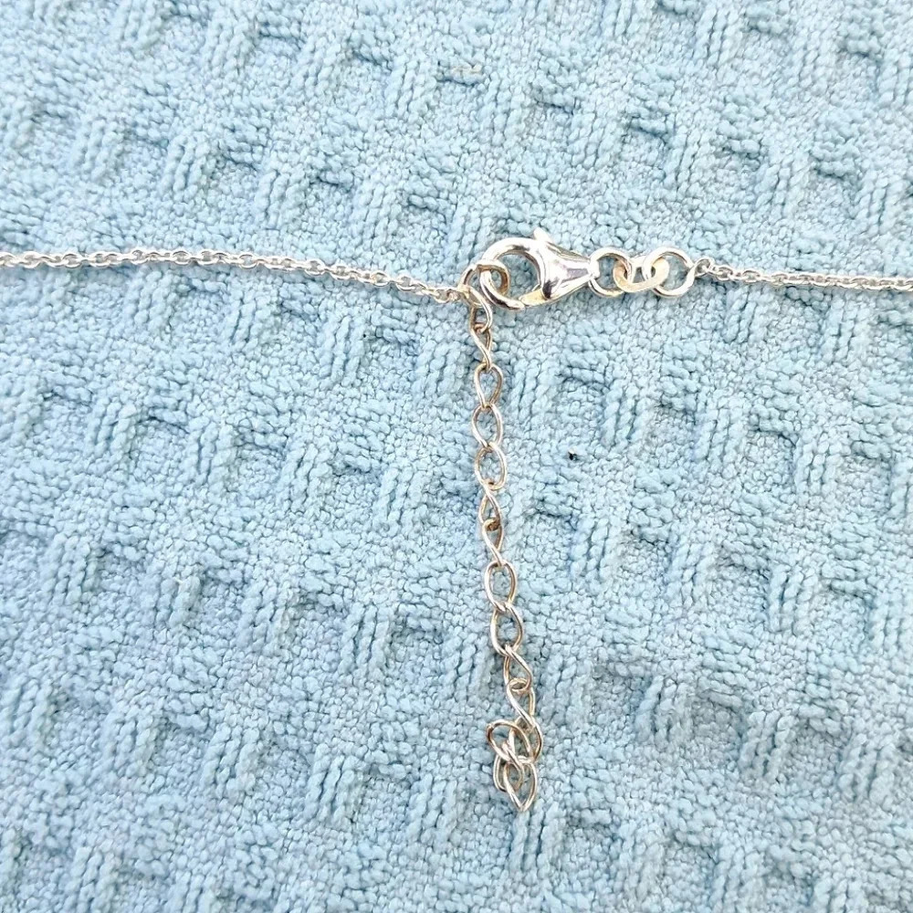 Artisan Crafted Natural Yooperlite Necklace In 925 Sterling Silver. - Picture 7 of 9